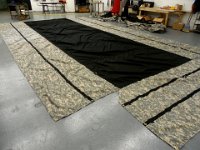 picture 4ft drop with 2 rows D-rings ACU sides