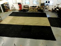 picture 8ft drop with 3 rows D-rings stdhem tan-black